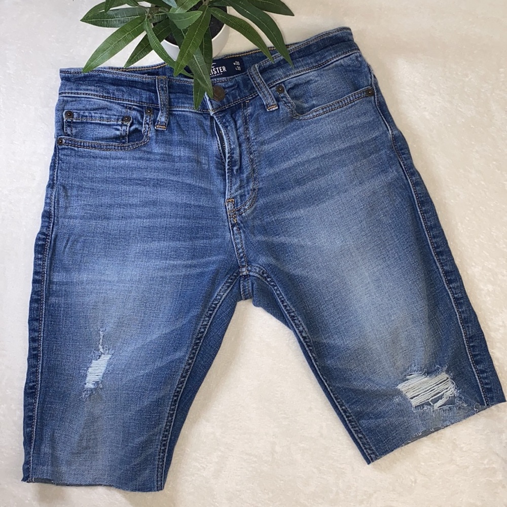 Hollister Distressed Cutoff Jean Shorts